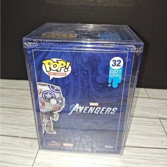 Funko Pop! Art Series: Marvel Avengers - Captain America #32 - Target Exclusive - Picture 7 of 11